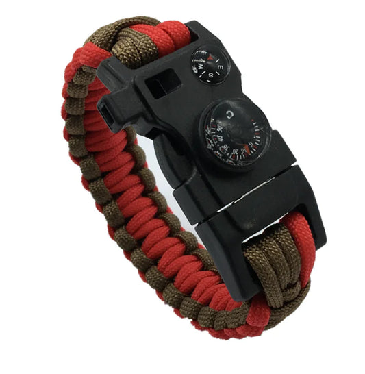 Paracord Bracelet with SOS Emergency Kit