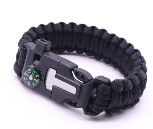 Multifunctional Paracord Survival Bracelet (3 Pieces)