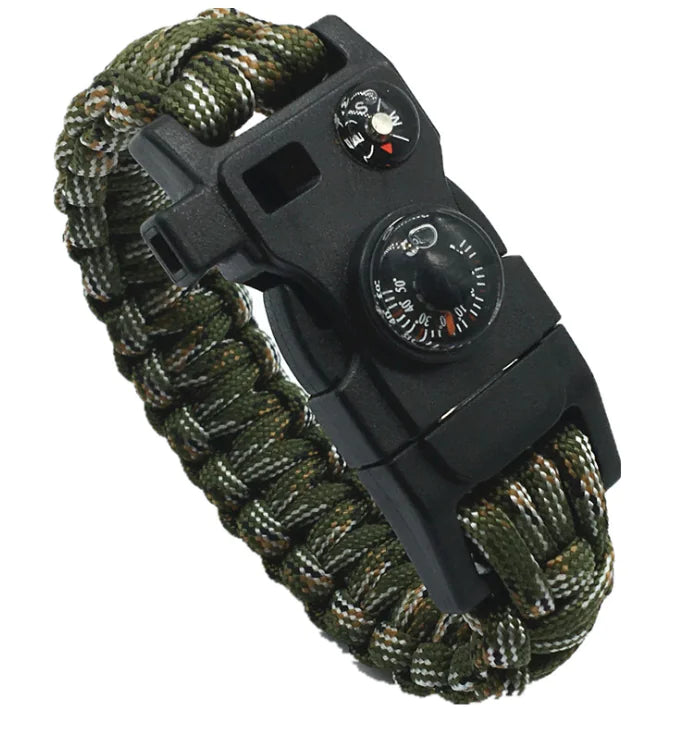 Paracord Bracelet with SOS Emergency Kit