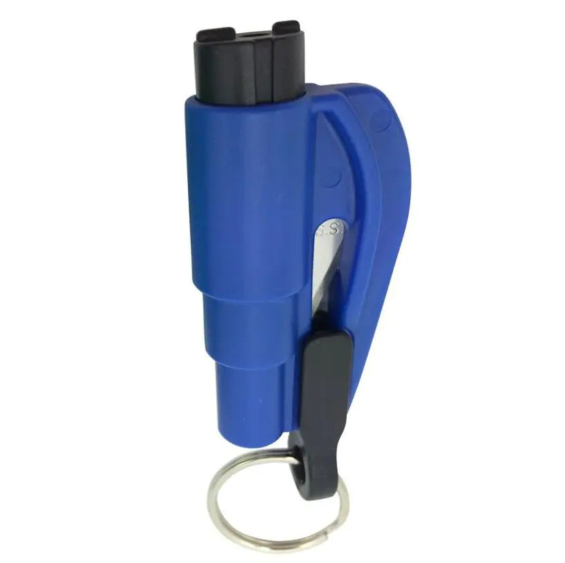 Mini Car Safety Hammer and Window Breaker Keychain