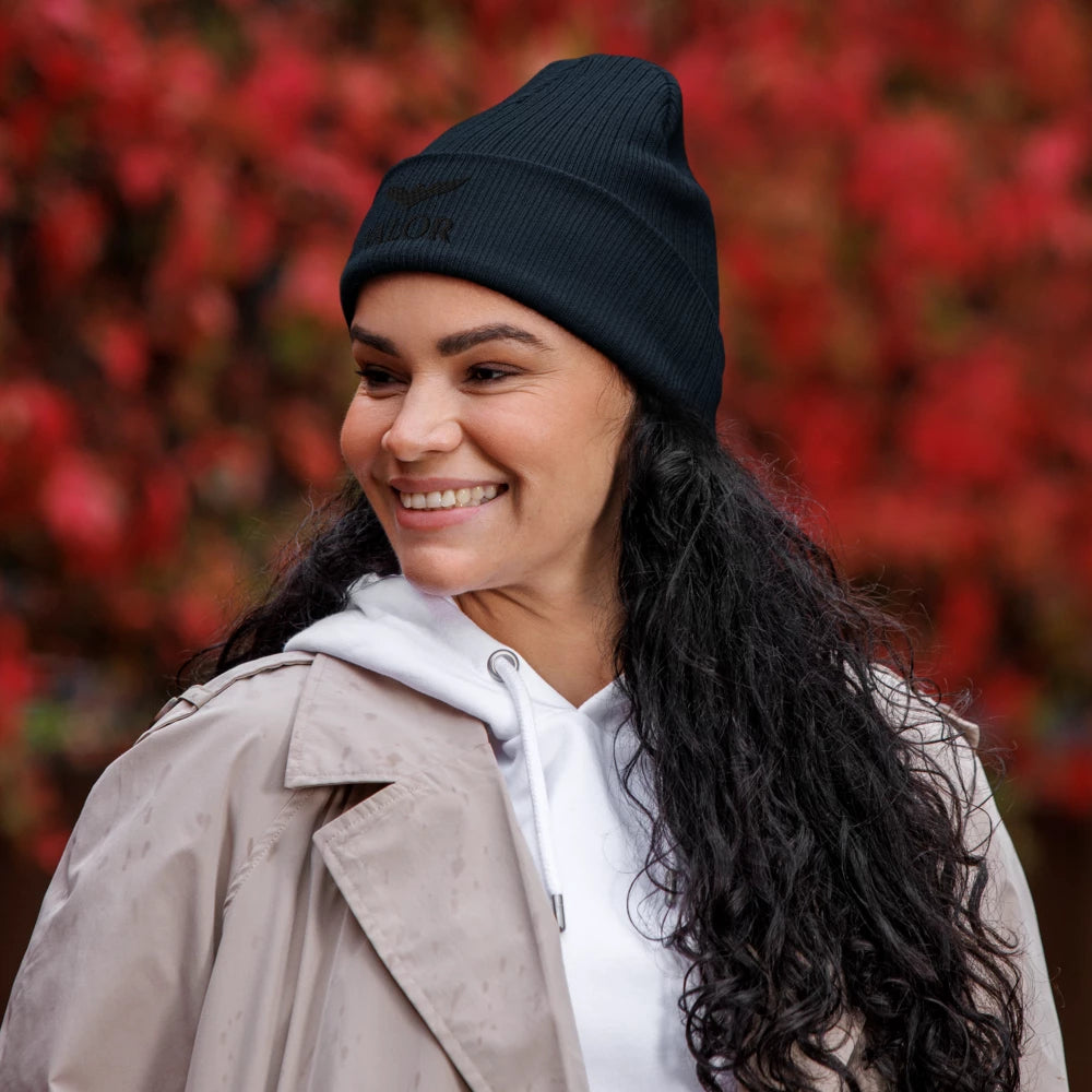 Organic Ribbed Beanie | Atlantis