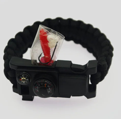 Paracord Bracelet with SOS Emergency Kit