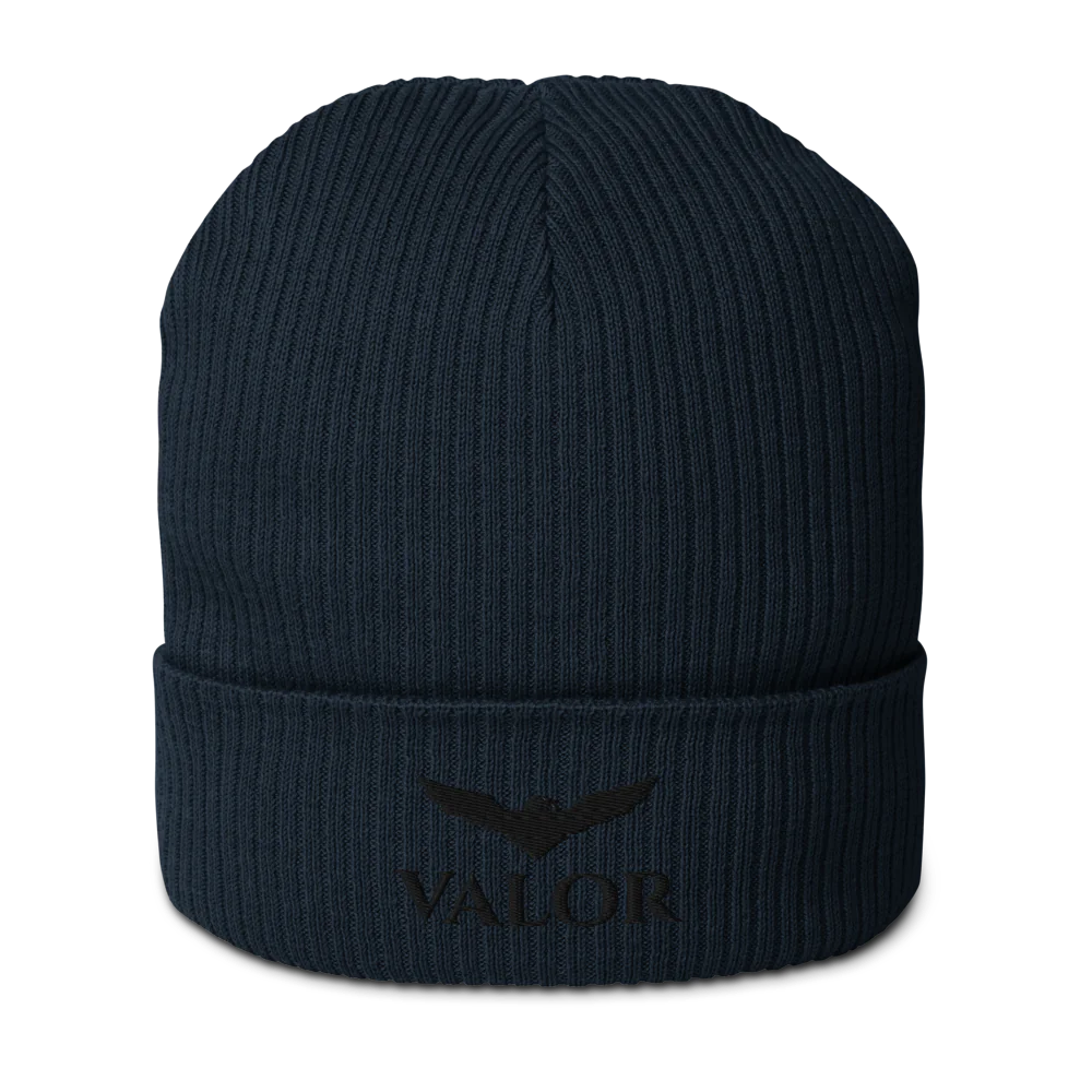 Organic Ribbed Beanie | Atlantis