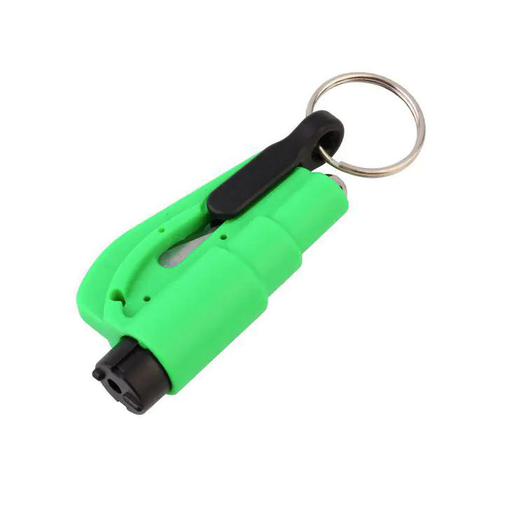 Mini Car Safety Hammer and Window Breaker Keychain